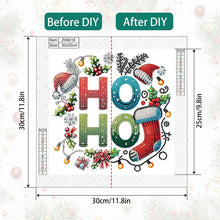 Load image into Gallery viewer, Diamond Painting - Partial Special Shaped - Christmas atmosphere (30*30CM)
