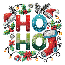 Load image into Gallery viewer, Diamond Painting - Partial Special Shaped - Christmas atmosphere (30*30CM)
