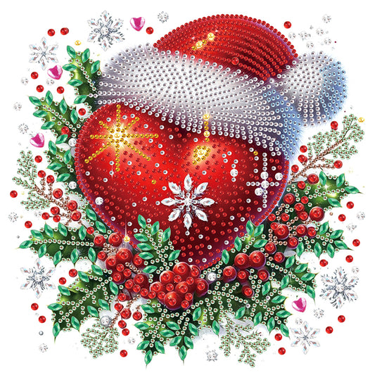 Diamond Painting - Partial Special Shaped - Christmas love (30*30CM)