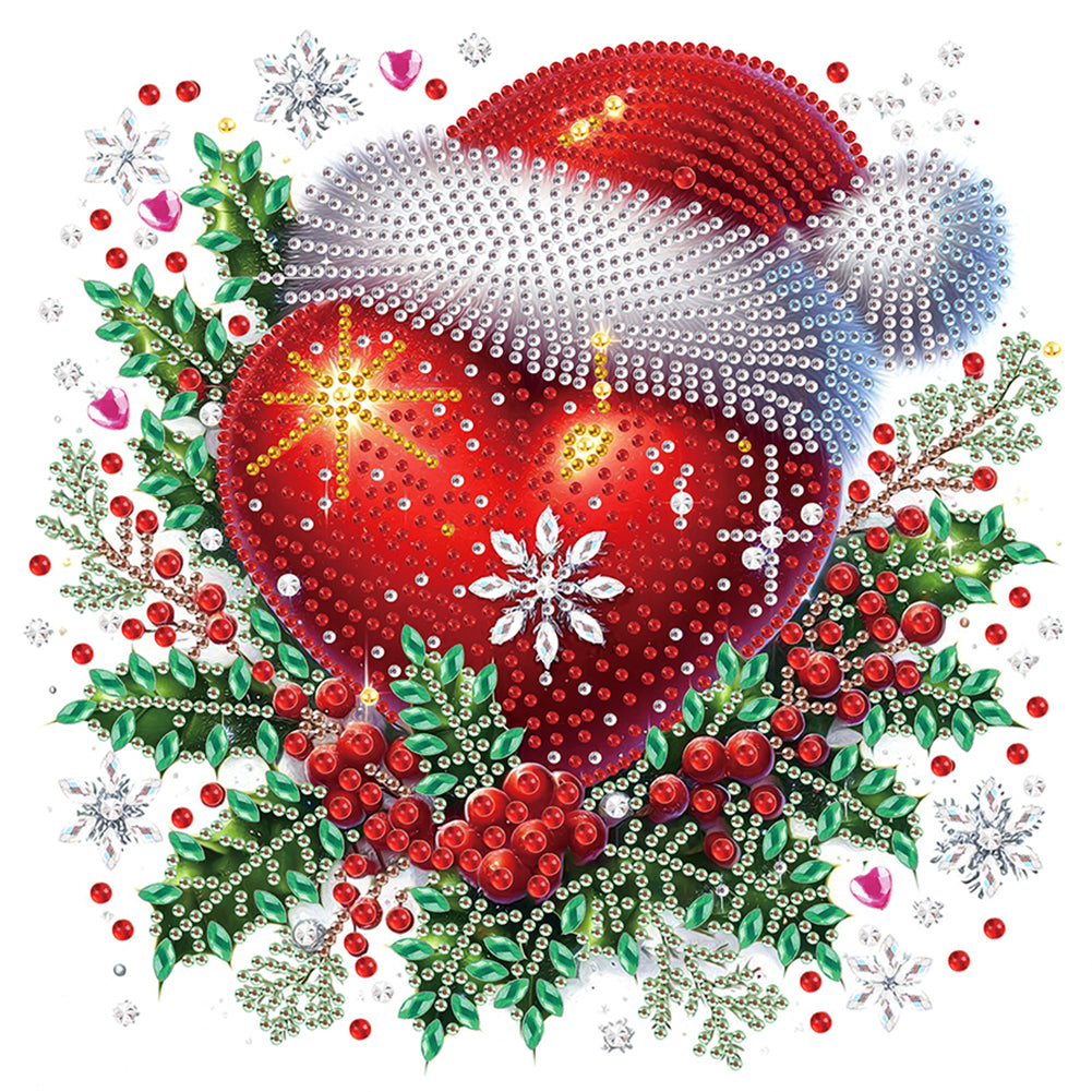 Diamond Painting - Partial Special Shaped - Christmas love (30*30CM)