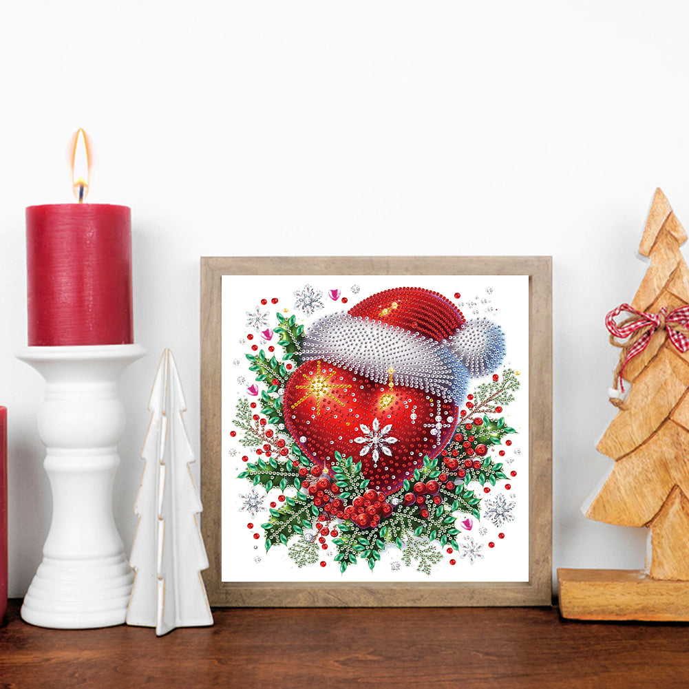 Diamond Painting - Partial Special Shaped - Christmas love (30*30CM)
