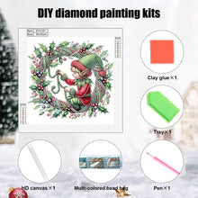 Load image into Gallery viewer, Diamond Painting - Partial Special Shaped - Christmas elves (30*30CM)
