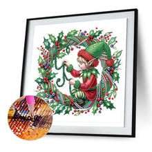 Load image into Gallery viewer, Diamond Painting - Partial Special Shaped - Christmas elves (30*30CM)
