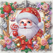Load image into Gallery viewer, Diamond Painting - Partial Special Shaped - Santa Claus (30*30CM)
