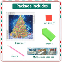 Load image into Gallery viewer, Diamond Painting - Partial Special Shaped - Christmas tree (30*30CM)
