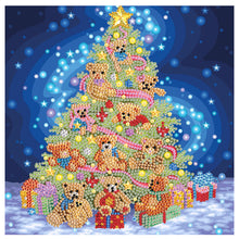 Load image into Gallery viewer, Diamond Painting - Partial Special Shaped - Christmas tree (30*30CM)
