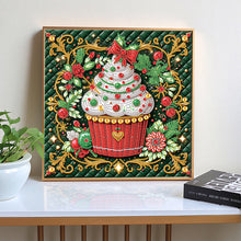 Load image into Gallery viewer, Diamond Painting - Partial Special Shaped - Christmas dessert (30*30CM)
