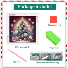 Load image into Gallery viewer, Diamond Painting - Partial Special Shaped - Christmas tree (30*30CM)
