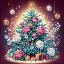 Load image into Gallery viewer, Diamond Painting - Partial Special Shaped - Christmas tree (30*30CM)
