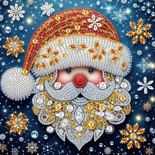 Diamond Painting - Partial Special Shaped - Santa Claus (30*30CM)