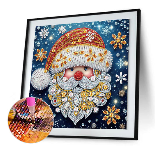 Diamond Painting - Partial Special Shaped - Santa Claus (30*30CM)