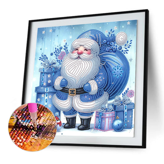 Diamond Painting - Partial Special Shaped - Santa Claus (30*30CM)