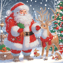 Load image into Gallery viewer, Diamond Painting - Partial Special Shaped - Santa Claus (30*30CM)
