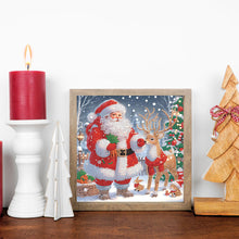 Load image into Gallery viewer, Diamond Painting - Partial Special Shaped - Santa Claus (30*30CM)
