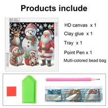 Load image into Gallery viewer, Diamond Painting - Partial Special Shaped - Santa Claus (30*30CM)
