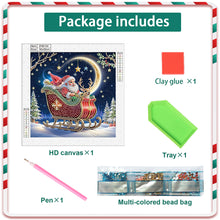Load image into Gallery viewer, Diamond Painting - Partial Special Shaped - Santa Claus (30*30CM)

