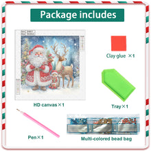 Load image into Gallery viewer, Diamond Painting - Partial Special Shaped - Santa Claus (30*30CM)
