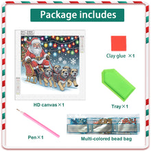 Load image into Gallery viewer, Diamond Painting - Partial Special Shaped - Santa Claus (30*30CM)
