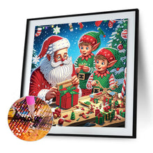 Load image into Gallery viewer, Diamond Painting - Partial Special Shaped - Santa Claus (30*30CM)
