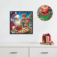 Load image into Gallery viewer, Diamond Painting - Partial Special Shaped - Santa Claus (30*30CM)
