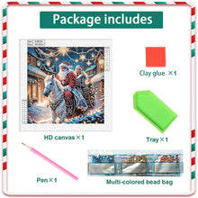 Load image into Gallery viewer, Diamond Painting - Partial Special Shaped - Santa Claus (30*30CM)
