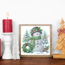 Load image into Gallery viewer, Diamond Painting - Partial Special Shaped - Winter snowman (30*30CM)
