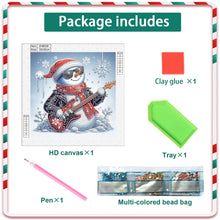Load image into Gallery viewer, Diamond Painting - Partial Special Shaped - Winter snowman (30*30CM)
