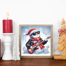 Load image into Gallery viewer, Diamond Painting - Partial Special Shaped - Winter snowman (30*30CM)
