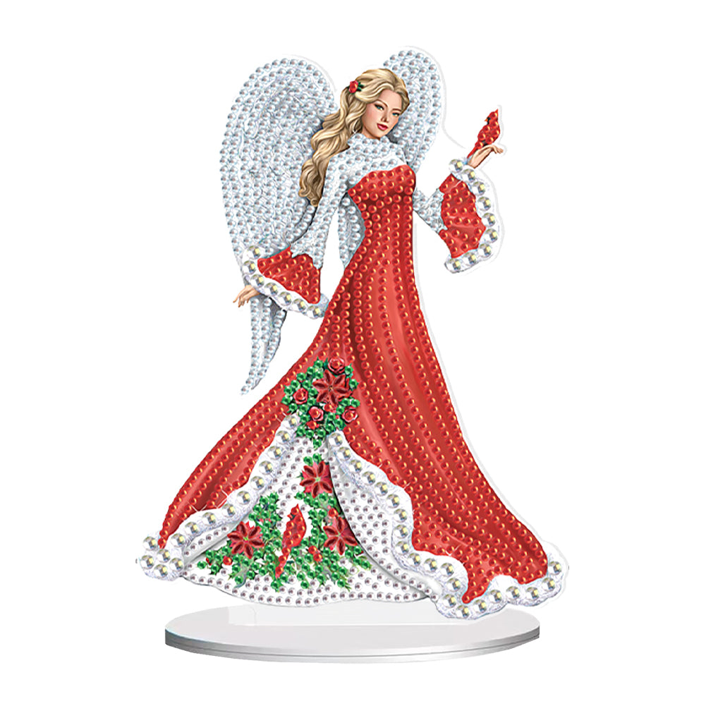 Angel Desktop Diamond Art Kits Rhinestones Desktop Ornaments Bedroom Table Decor