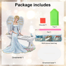 Load image into Gallery viewer, Angel Desktop Diamond Art Kits Rhinestones Desktop Ornaments Bedroom Table Decor
