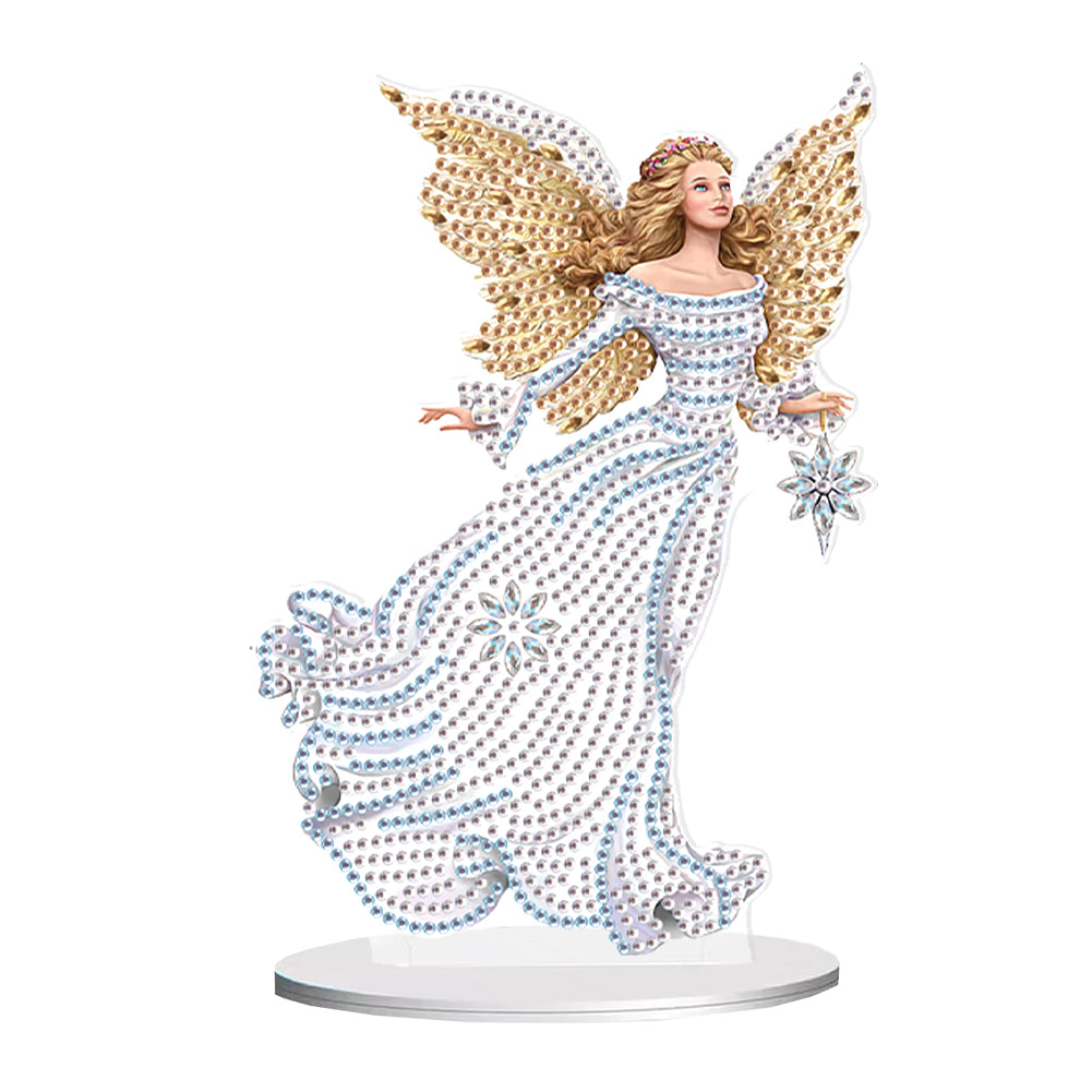 Angel Desktop Diamond Art Kits Rhinestones Desktop Ornaments Bedroom Table Decor