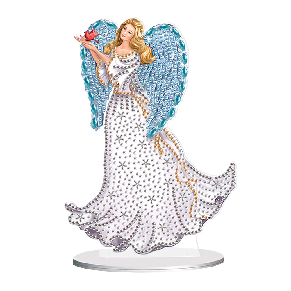 Angel Desktop Diamond Art Kits Rhinestones Desktop Ornaments Bedroom Table Decor