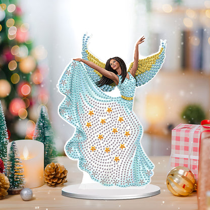 Angel Desktop Diamond Art Kits Rhinestones Desktop Ornaments Bedroom Table Decor