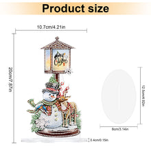 Load image into Gallery viewer, Christmas Snowman Table Top Diamond Painting Ornament Kits for Home Office Decor
