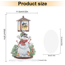 Load image into Gallery viewer, Christmas Snowman Table Top Diamond Painting Ornament Kits for Home Office Decor
