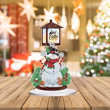Load image into Gallery viewer, Christmas Snowman Table Top Diamond Painting Ornament Kits for Home Office Decor

