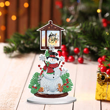 Load image into Gallery viewer, Christmas Snowman Table Top Diamond Painting Ornament Kits for Home Office Decor
