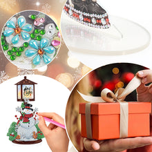 Load image into Gallery viewer, Christmas Snowman Table Top Diamond Painting Ornament Kits for Home Office Decor
