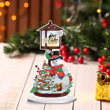 Load image into Gallery viewer, Christmas Snowman Table Top Diamond Painting Ornament Kits for Home Office Decor
