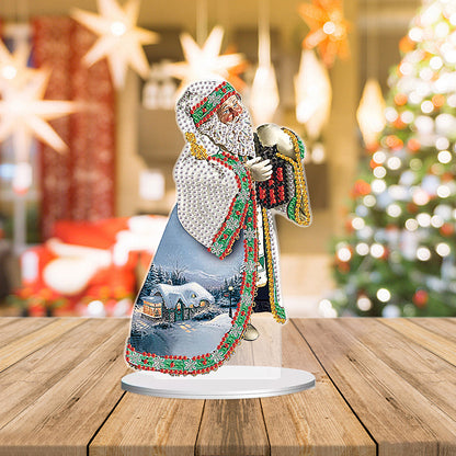 Christmas Snowman Table Top Diamond Painting Ornament Kits for Home Office Decor