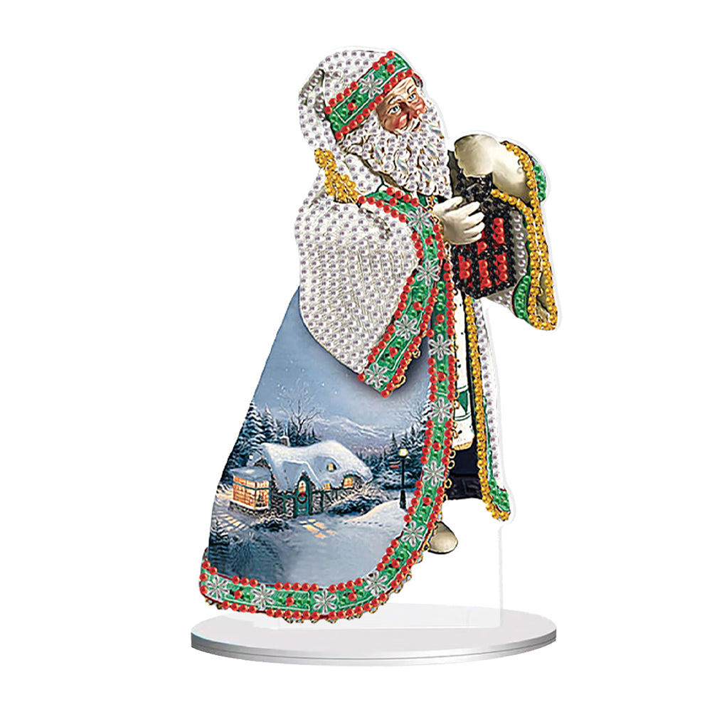Christmas Snowman Table Top Diamond Painting Ornament Kits for Home Office Decor