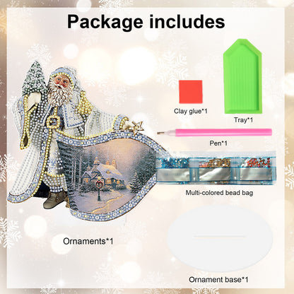 Christmas Snowman Table Top Diamond Painting Ornament Kits for Home Office Decor
