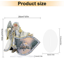Load image into Gallery viewer, Christmas Snowman Table Top Diamond Painting Ornament Kits for Home Office Decor
