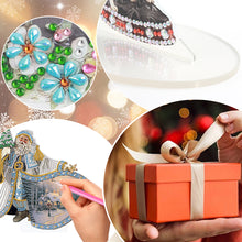 Load image into Gallery viewer, Christmas Snowman Table Top Diamond Painting Ornament Kits for Home Office Decor
