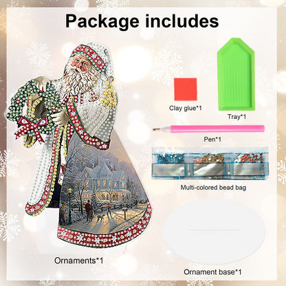 Christmas Snowman Table Top Diamond Painting Ornament Kits for Home Office Decor