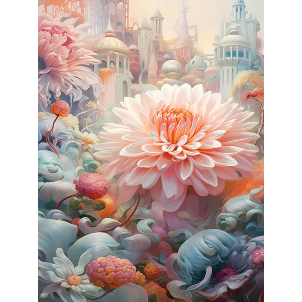 Diamond Painting - Full Round - Blooming flowers (30*40CM)