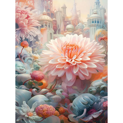 Diamond Painting - Full Round - Blooming flowers (30*40CM)