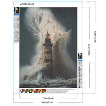 Load image into Gallery viewer, Diamond Painting - Full Round - Lighthouse (30*40CM)
