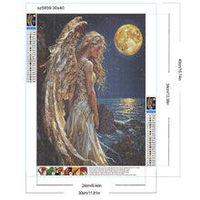 Load image into Gallery viewer, Diamond Painting - Full Round - Winged angel (30*40CM)
