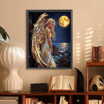 Diamond Painting - Full Round - Winged angel (30*40CM)